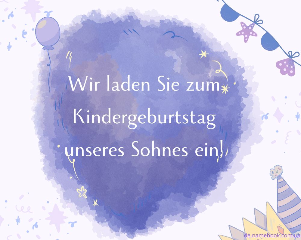  Einladung Kindergeburtstag 
