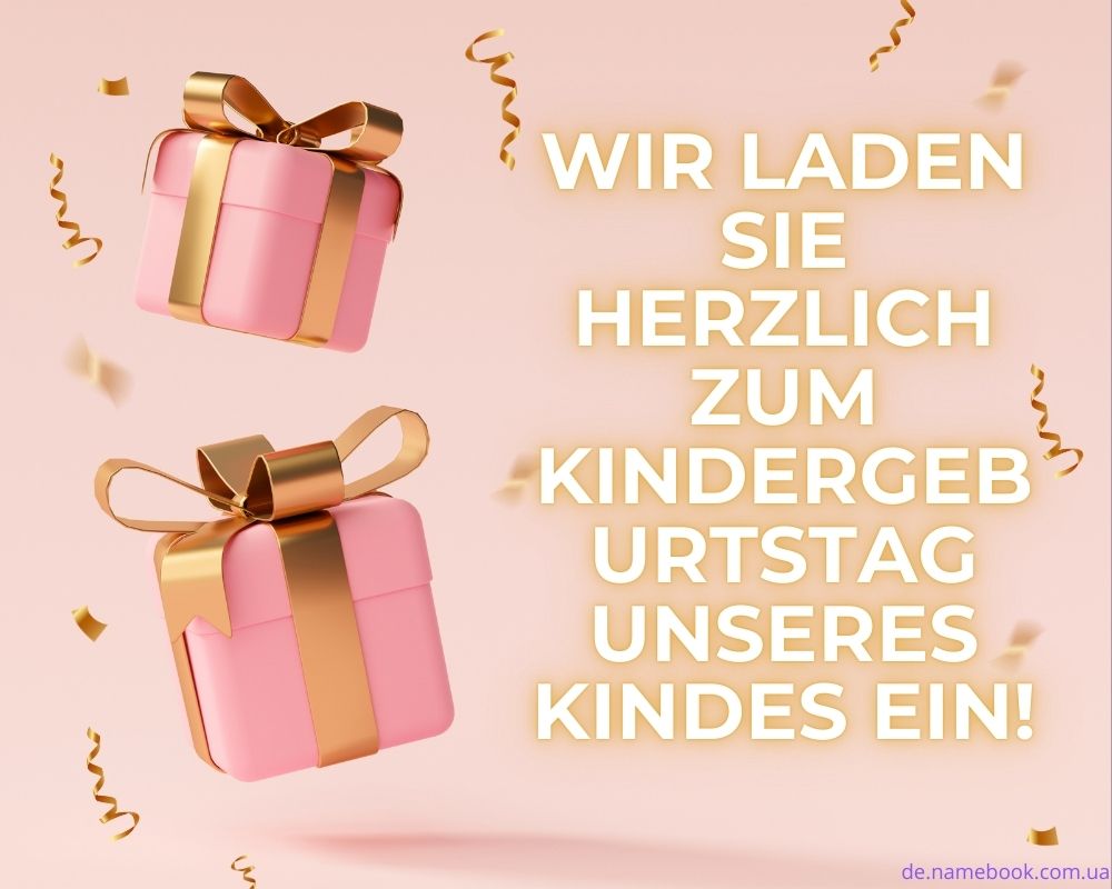 Einladung Kindergeburtstag