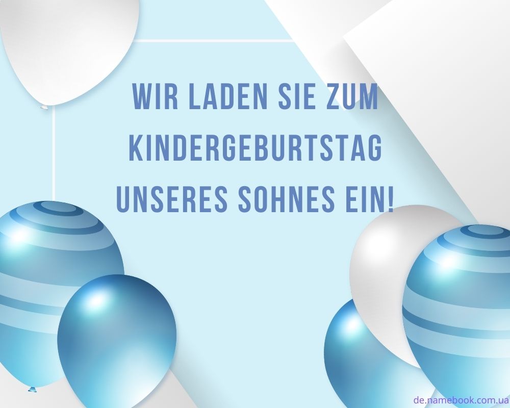 Einladung Kindergeburtstag 