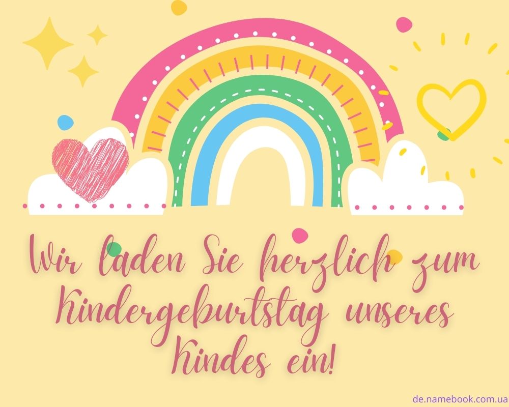 Einladung Kindergeburtstag 