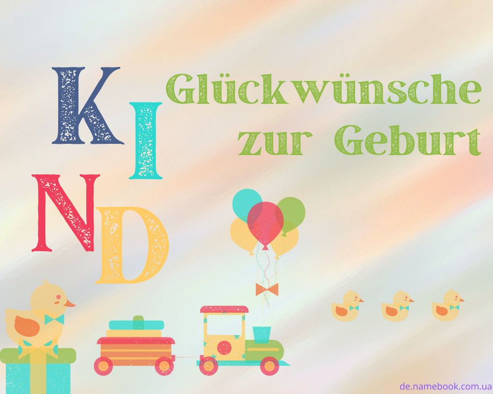 Glückwünsche zur Geburt